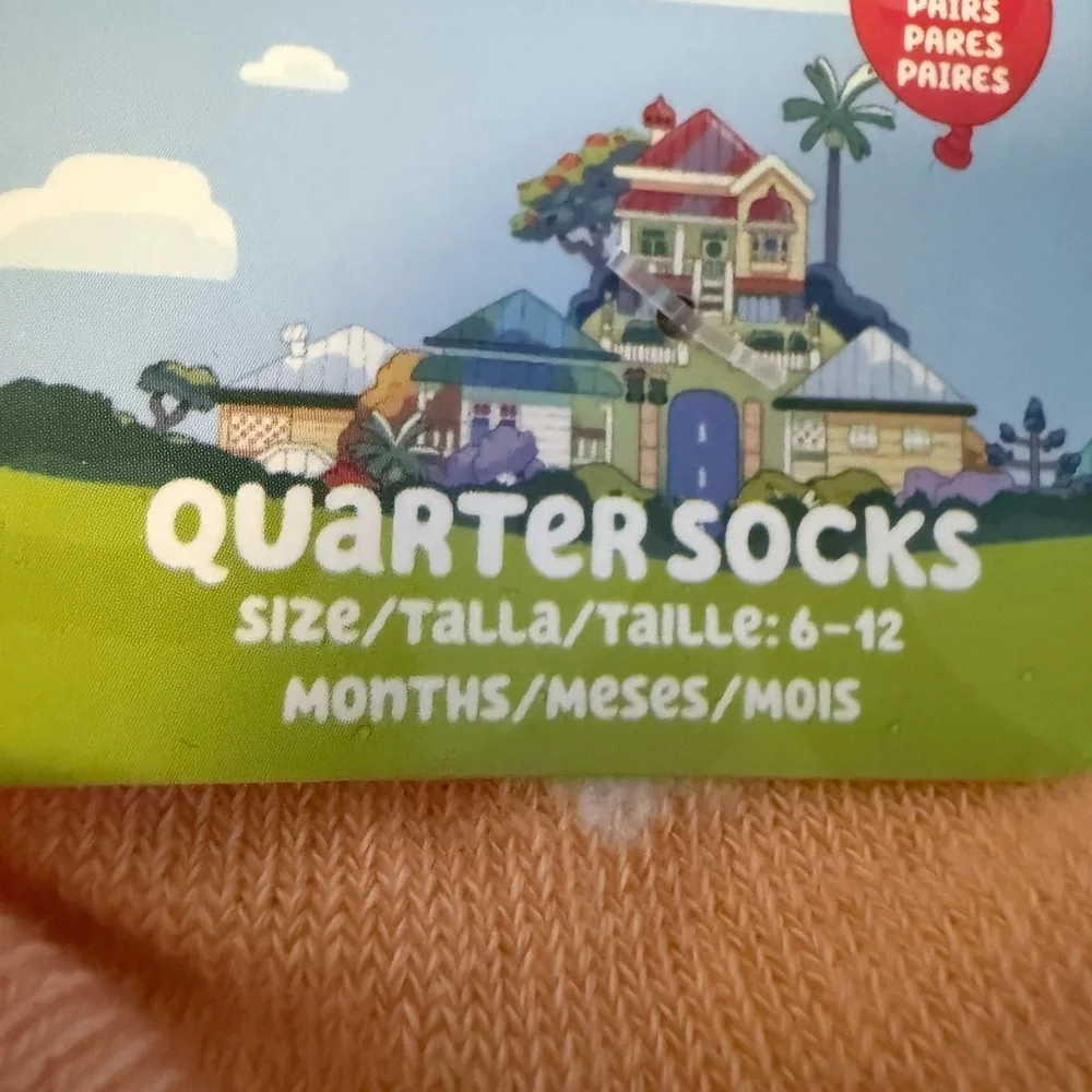 NWT New Bluey Socks Size 6-12 Months 10 Pair